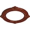 Ekena Millwork Benson Ceiling Medallion (Fits Canopies up to 8"), Hand-Painted Firebrick, 13 1/8"OD x 8"ID x 5/8"P CM13BNFIF - alternate 4